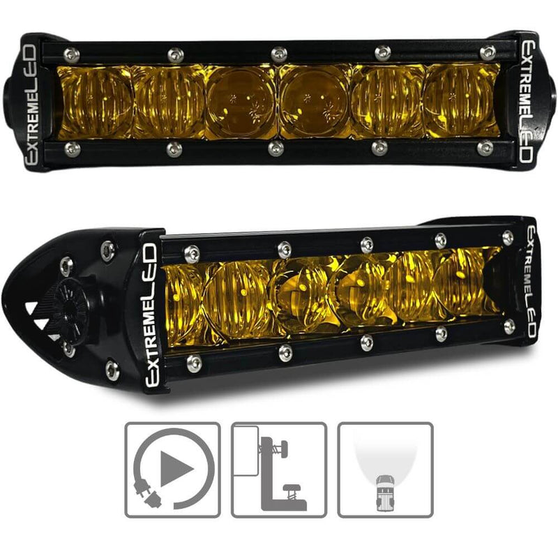 Extreme LED Single Row Amber LED Light Bar