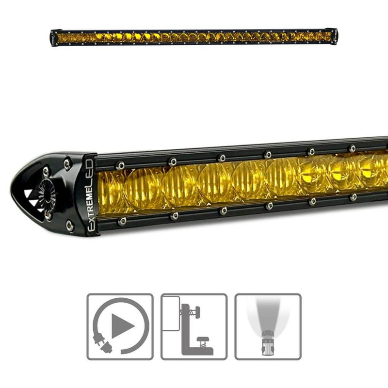 Extreme LED Single Row Amber LED Light Bar