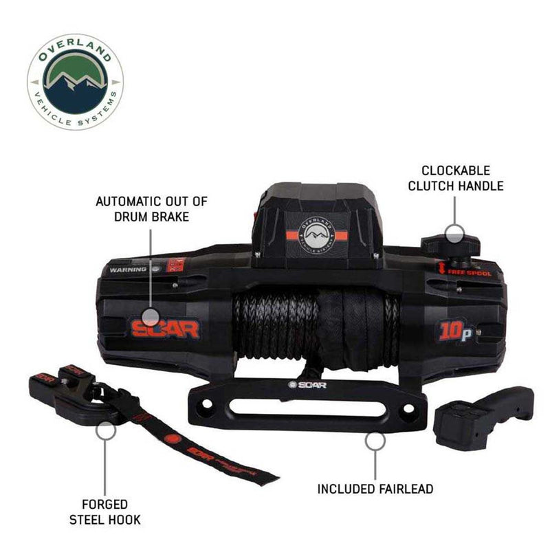 Overland Vehicle Systems Scar 10S Winch