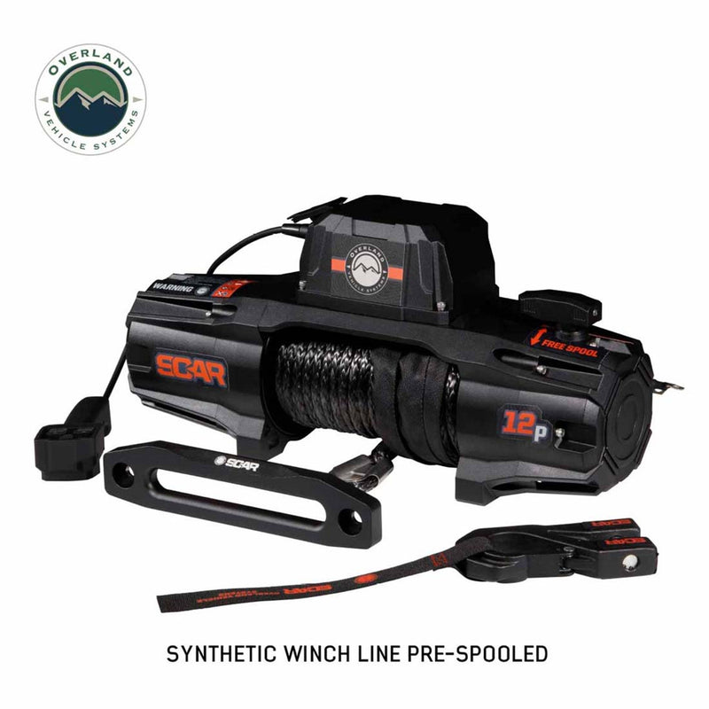 OVS Scar 12S Synthetic Rope Winch