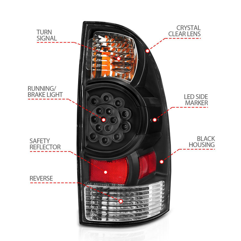 Anzo LED Tail Lights for Tacoma (2005-2015)