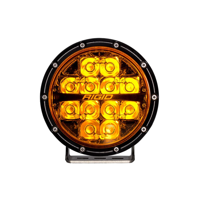 Rigid 360-Series 6" Amber Pro Lens Spot Optic LED Light Pods