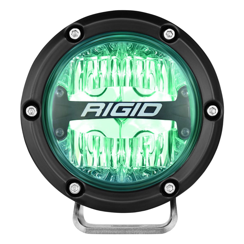 Rigid 360-Series 4" RGBW Drive Optic with RGBW Backlight LED Light Pods