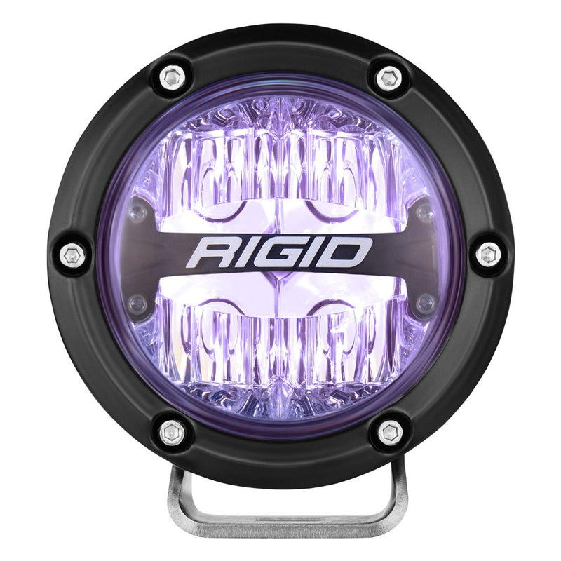 Rigid 360-Series 4" RGBW Drive Optic with RGBW Backlight LED Light Pods