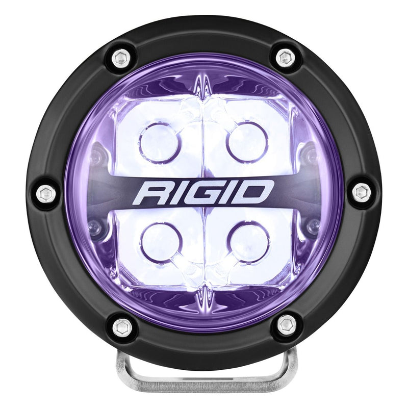 Rigid 360-Series 4" RGBW Spot Optic with RGBW Backlight LED Light Pods