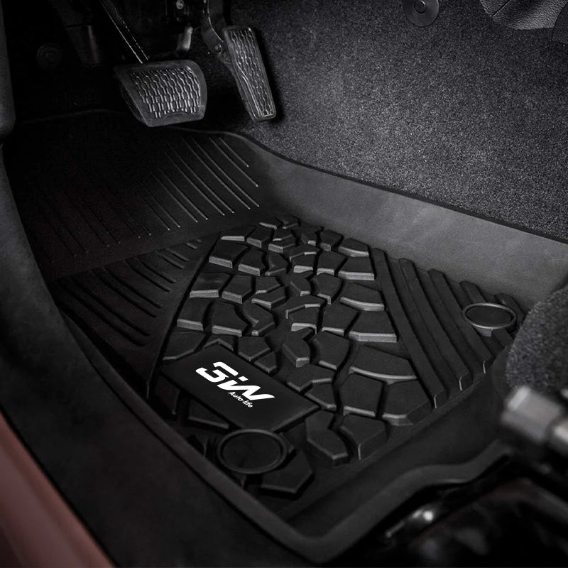 3W All-Weather Floor Mats and Trunk Mat for Jeep Wrangler JL (2018-2024) - Aspire Auto Accessories