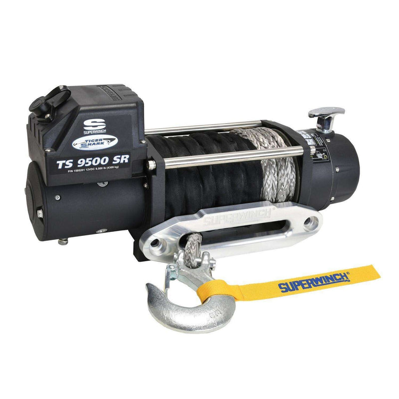 Superwinch Tiger Shark 9500SR Winch with Synthetic Rope