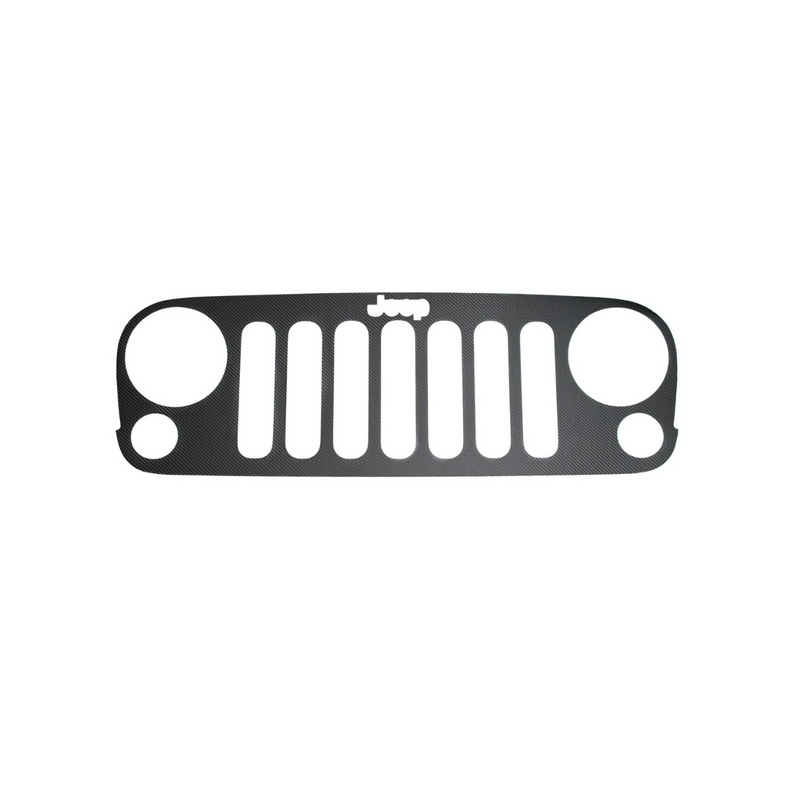 Tufskinz Front Grill Overlay for Jeep Wrangler (2007-2018) - Aspire Auto Accessories