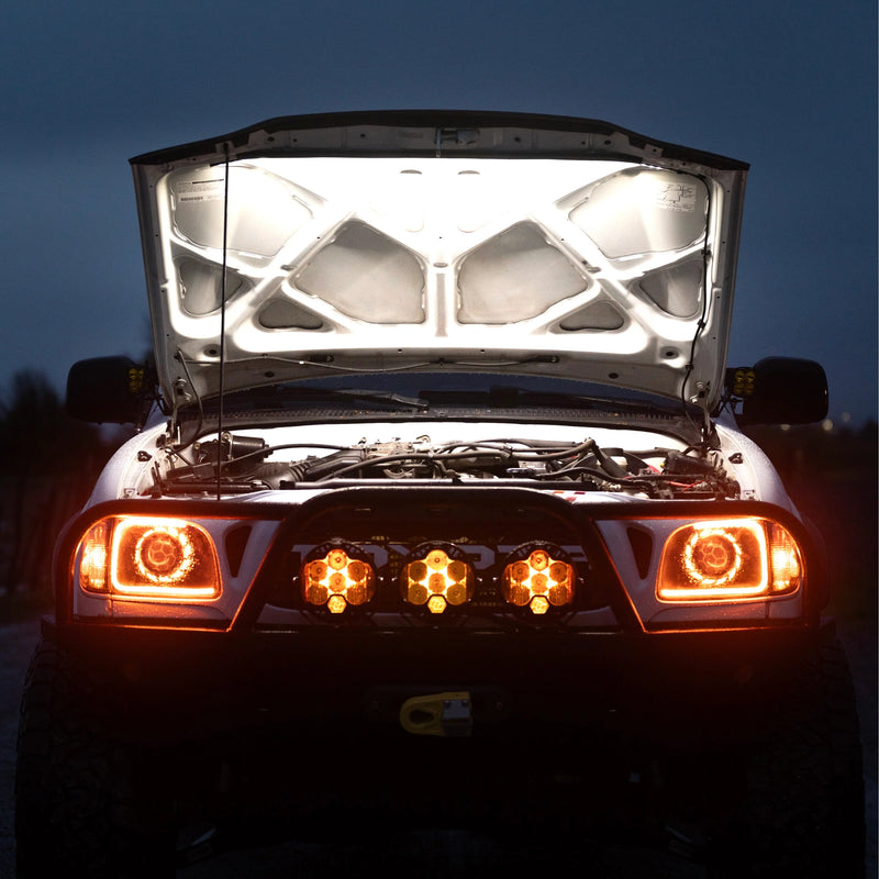 TEQ Off-Road Under Hood LED Light Kit for FJ Cruiser (2007-2014)