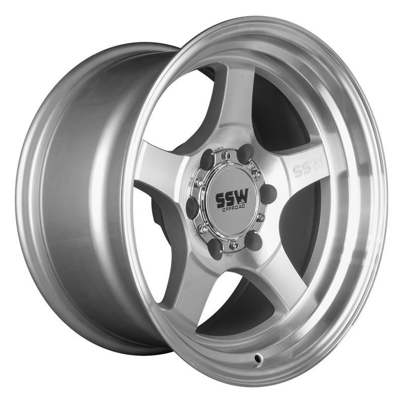 SSW Off-Road STRYKER Wheel - Machined Silver - 6x139.7 / 17x9.0 -25 (6 LUG)