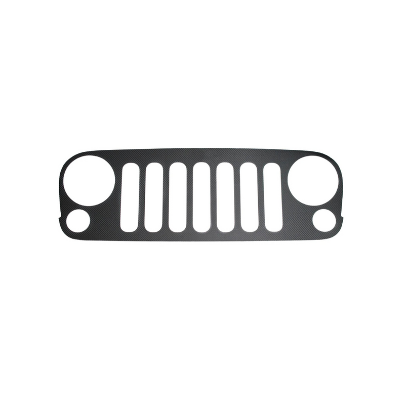 Tufskinz Front Grill Overlay for Jeep Wrangler (2007-2018) - Aspire Auto Accessories