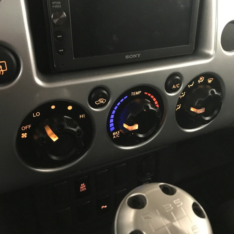 AJT Design Climate Knobs for FJ Cruiser (2007-2014)