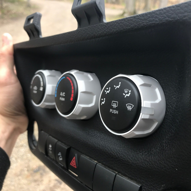 AJT Climate Knobs for Jeep Wrangler JK (2011-2018)