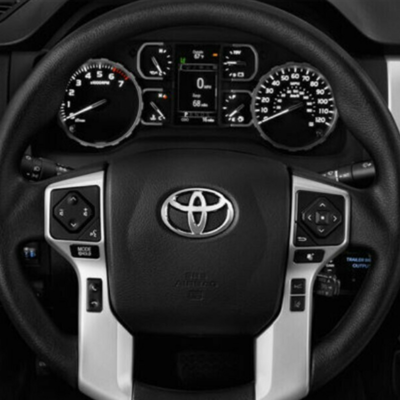 AJT Design Blank Toyota Steering Wheel Emblem Overlay