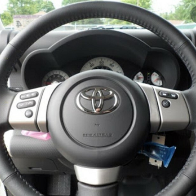 AJT Design Blank Toyota Steering Wheel Emblem Overlay