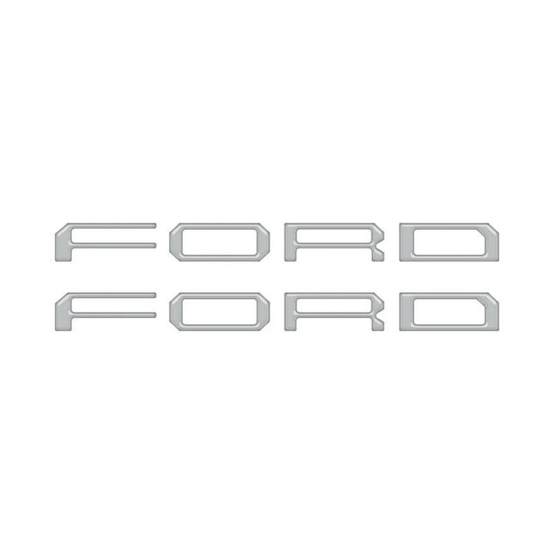Tufskinz Tremor Running Board Letter Inserts for Ford F-150 & Super Duty (2021-2024) - Aspire Auto Accessories
