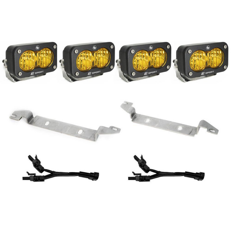 Baja Designs S2 Sport Dual Fog Pocket Light Kit for Toyota Tacoma (2024-2025)