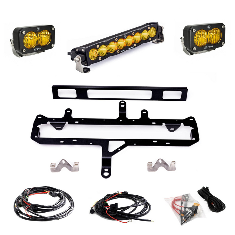 Baja Designs S8 10-inch/S2 Pro Grille Light Kit for Toyota Tacoma TRD Pro (2024-2025)