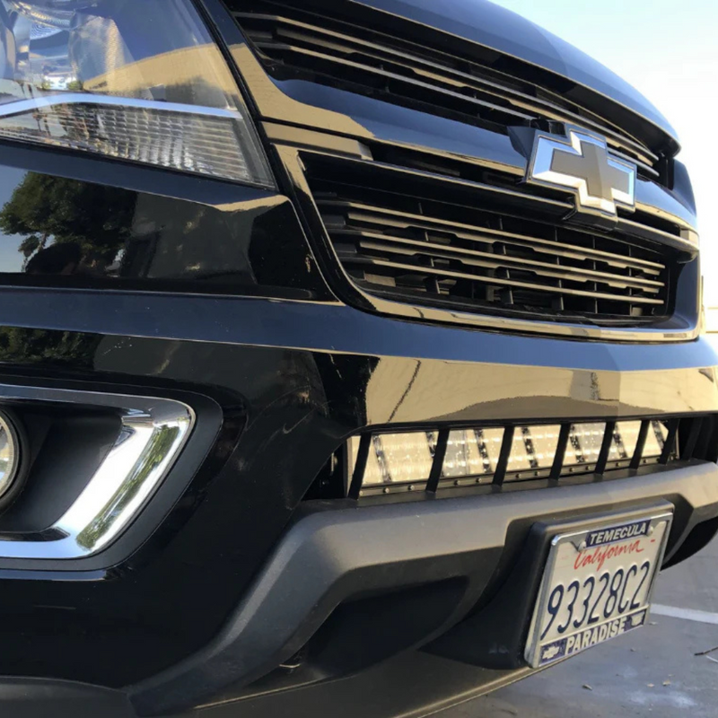 Cali Raised 32" Lower Bumper Hidden LED Light Bar Brackets Kit for Colorado (2014-2022)