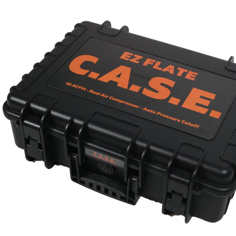 EZ Flate C.A.S.E. Portable Dual Air Compressor