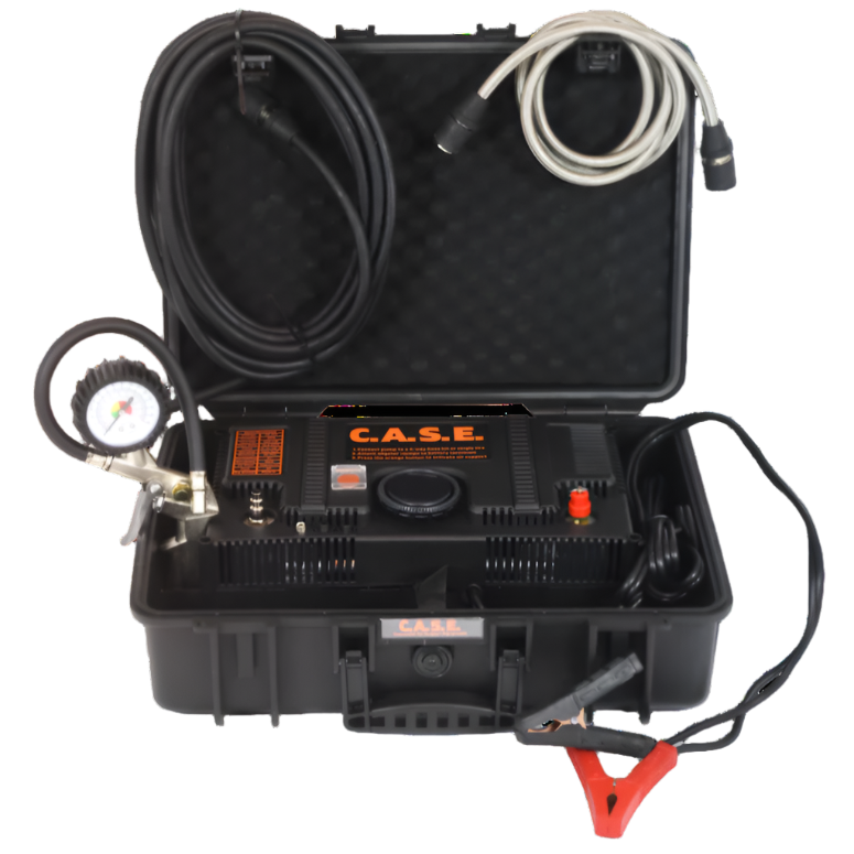 EZ Flate C.A.S.E. Portable Dual Air Compressor