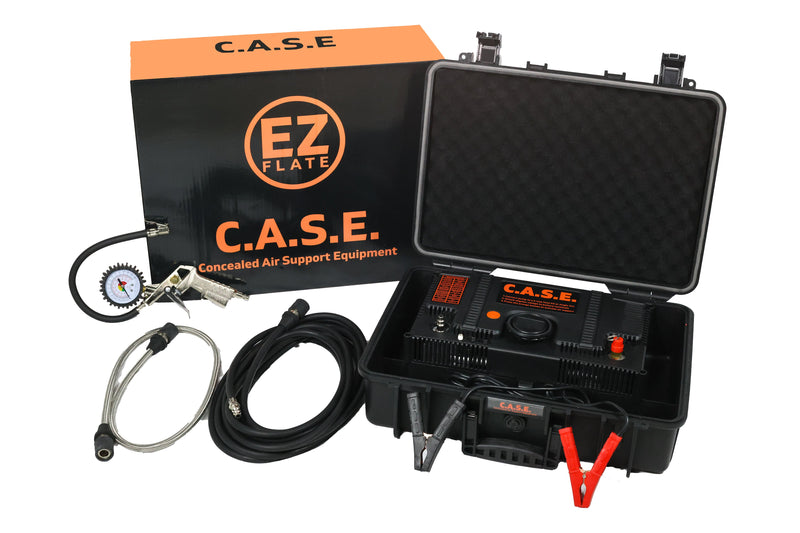 EZ Flate C.A.S.E. Portable Dual Air Compressor