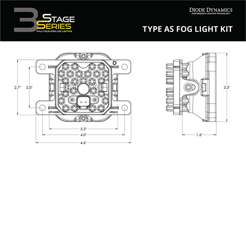 Diode Dynamics SS3 LED Fog Light Kit for Ram 1500 (non-LED) (2019-2024)