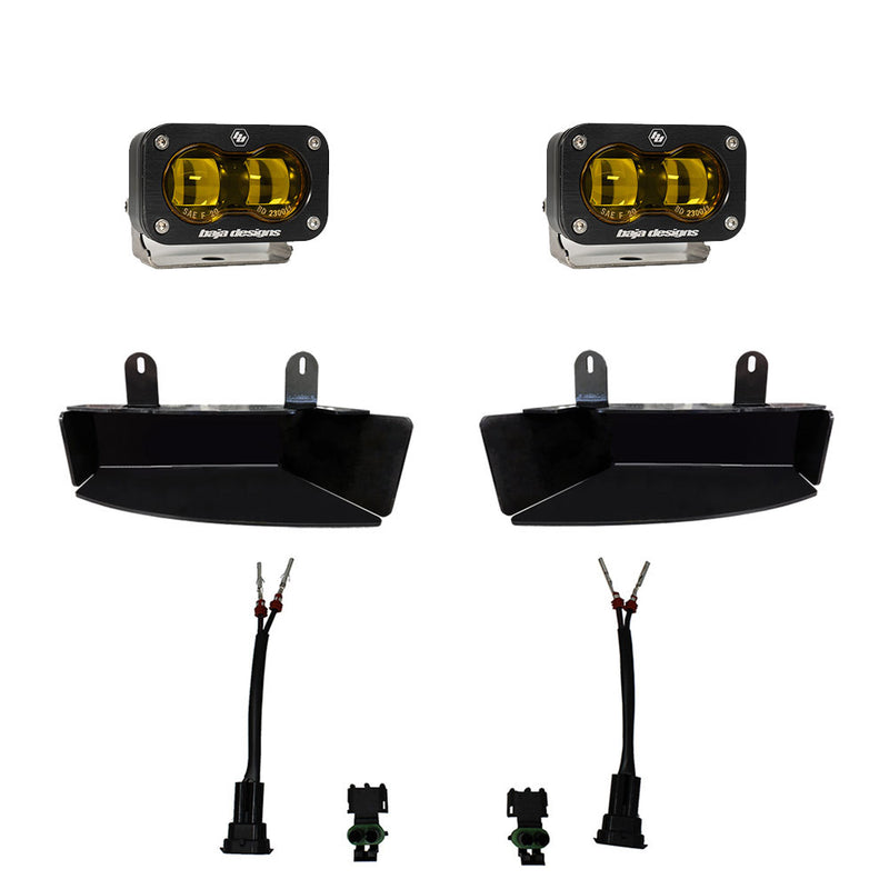 Baja Designs S2 SAE Fog Pocket Light Kit for RAM 2500/3500 (2019-2024)