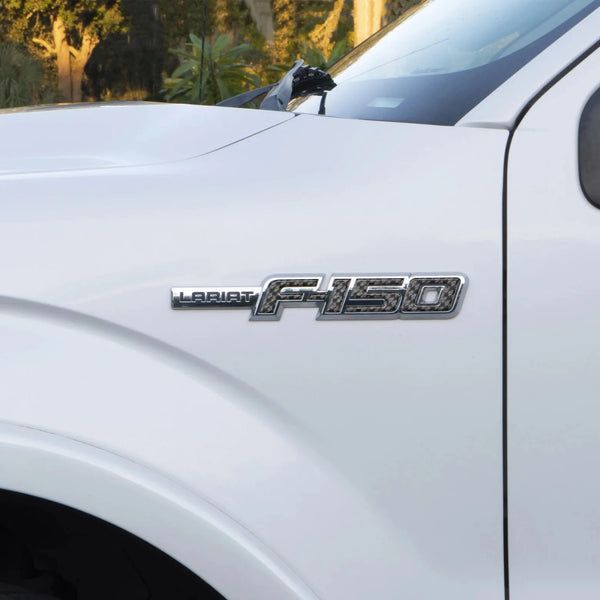 Tufskinz "F-150" Side Emblem Letter Inserts for Ford F-150 (2009-2014)