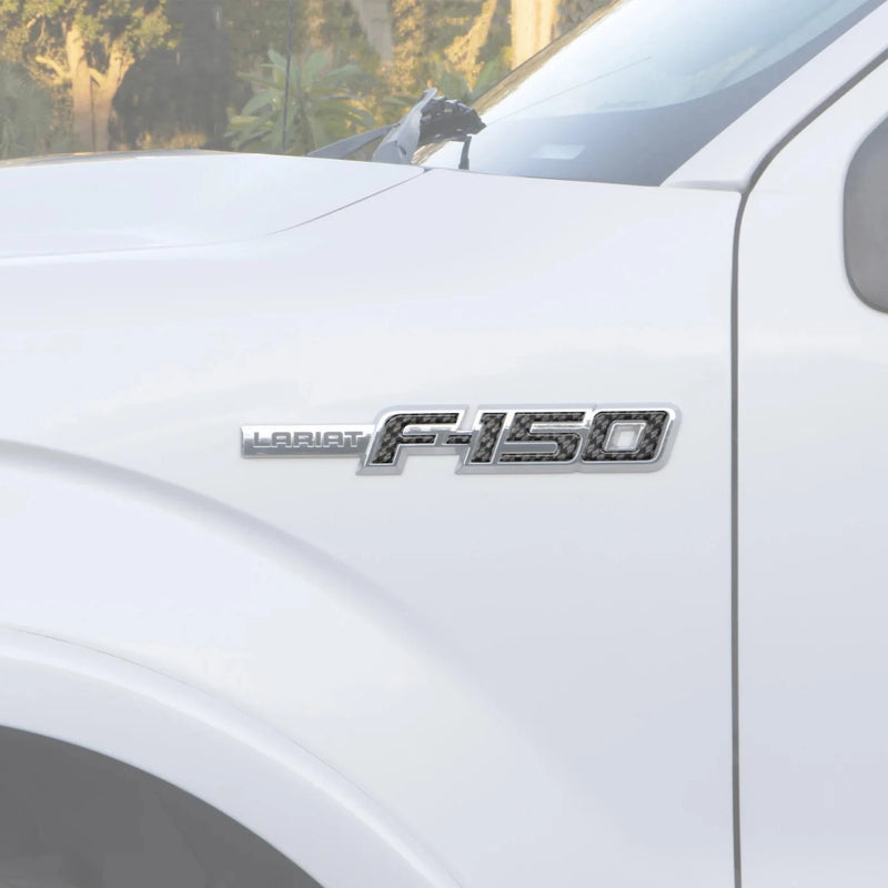 Tufskinz "F-150" Side Emblem Letter Inserts for Ford F-150 (2009-2014) - Aspire Auto Accessories