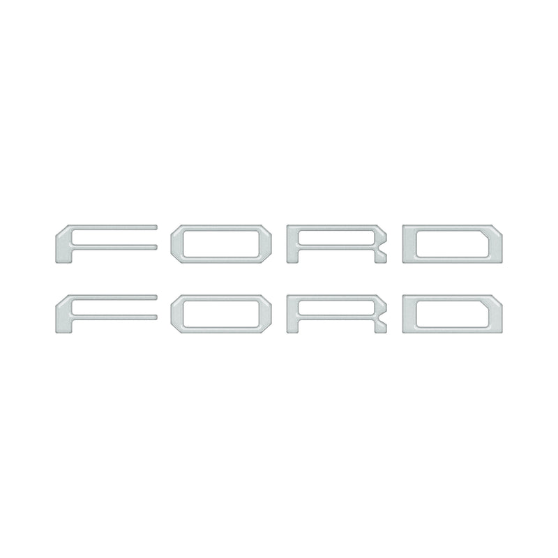 Tremor/Raptor Running Board Letter Inserts Fits 2025-2026 Ford F-150/Super Duty