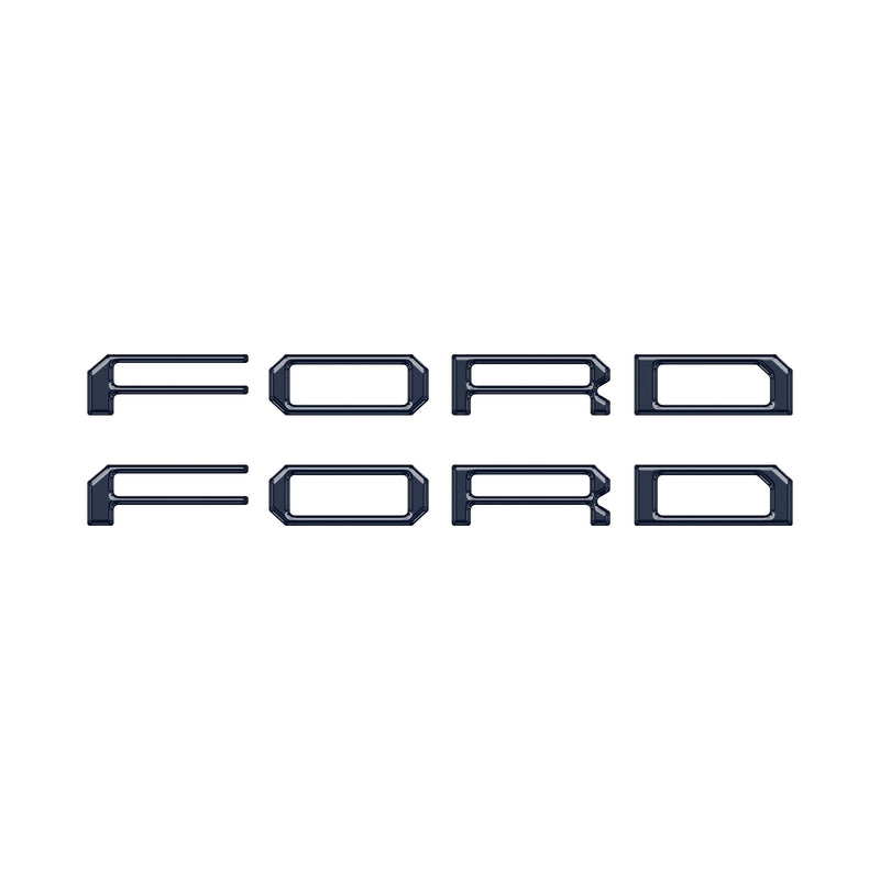 Tremor/Raptor Running Board Letter Inserts Fits 2025-2026 Ford F-150/Super Duty