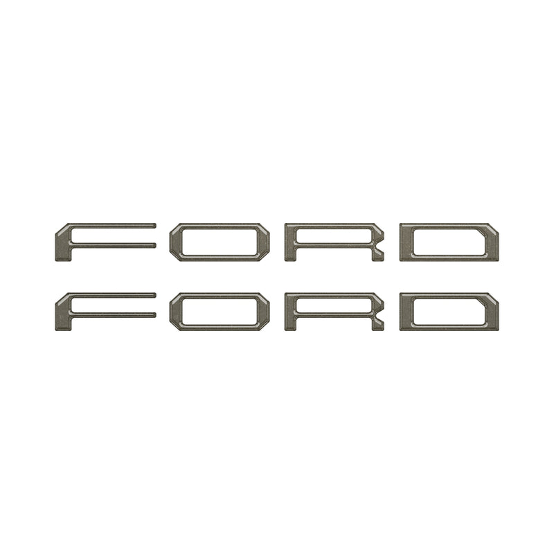 Tremor/Raptor Running Board Letter Inserts Fits 2025-2026 Ford F-150/Super Duty