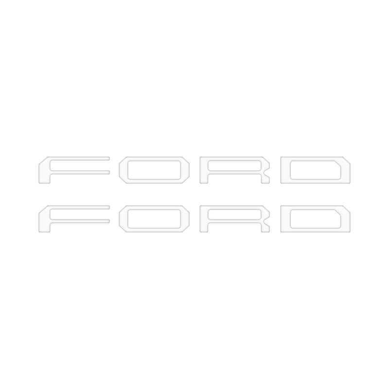 Tremor/Raptor Running Board Letter Inserts Fits 2025-2026 Ford F-150/Super Duty