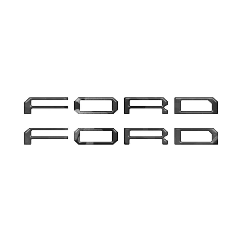 Tremor/Raptor Running Board Letter Inserts Fits 2025-2026 Ford F-150/Super Duty