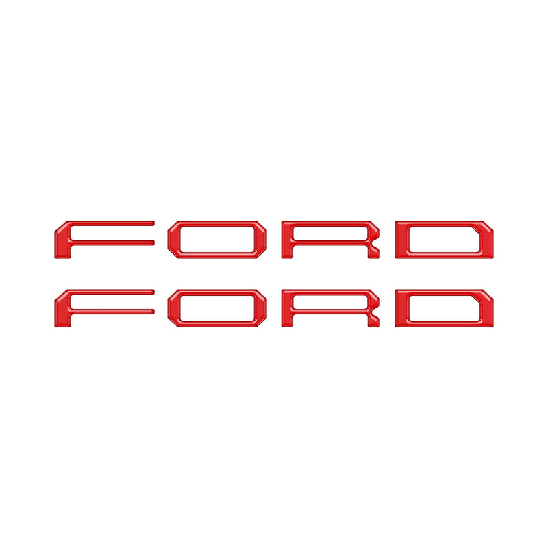 Tremor/Raptor Running Board Letter Inserts Fits 2025-2026 Ford F-150/Super Duty