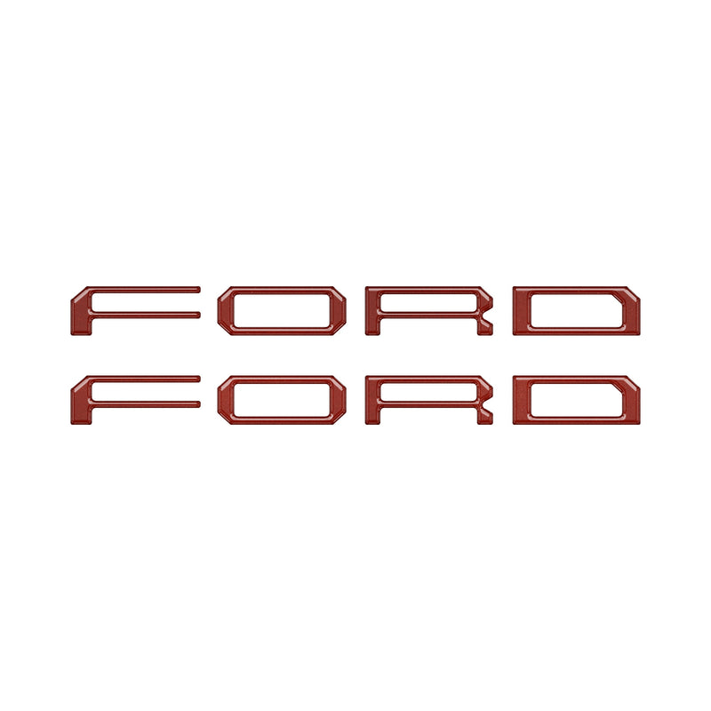 Tremor/Raptor Running Board Letter Inserts Fits 2025-2026 Ford F-150/Super Duty