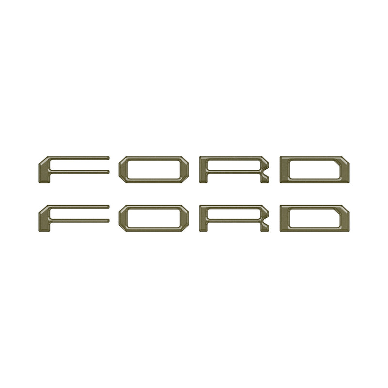Tremor/Raptor Running Board Letter Inserts Fits 2025-2026 Ford F-150/Super Duty