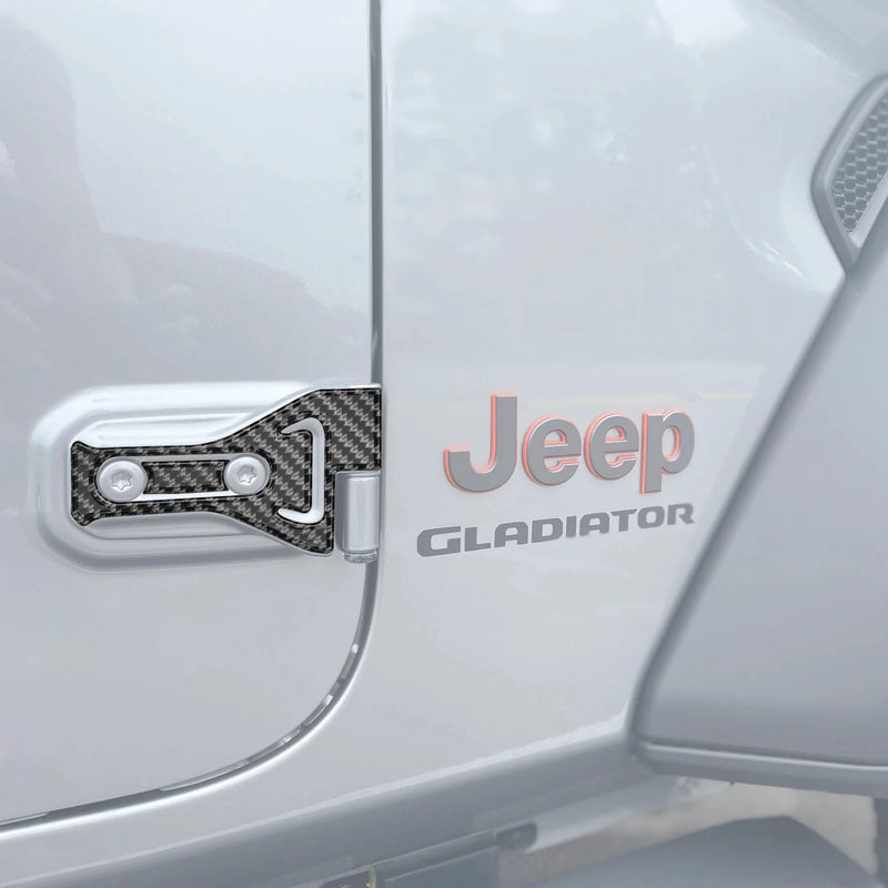 Tufskinz Door Hinge Overlays for Jeep Gladiator (2019-2024) - Aspire Auto Accessories