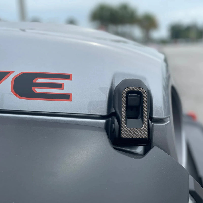 Tufskinz Hood Hinge Clip Accent for Jeep Gladiator (2019-2024) - Aspire Auto Accessories