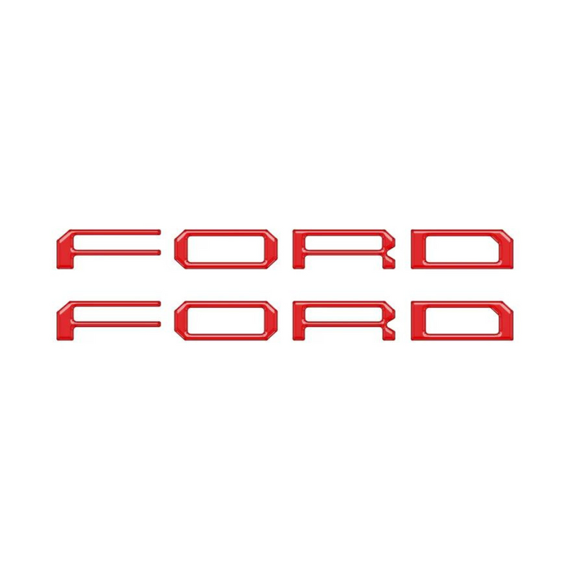 Tufskinz Tremor Running Board Letter Inserts for Ford F-150 & Super Duty (2021-2024) - Aspire Auto Accessories