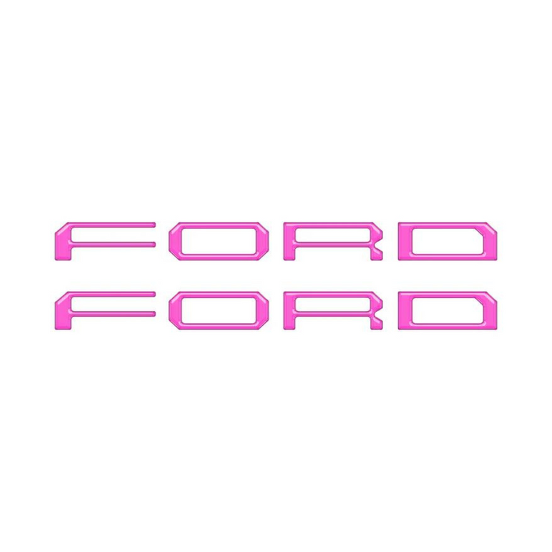 Tufskinz Tremor Running Board Letter Inserts for Ford F-150 & Super Duty (2021-2024) - Aspire Auto Accessories
