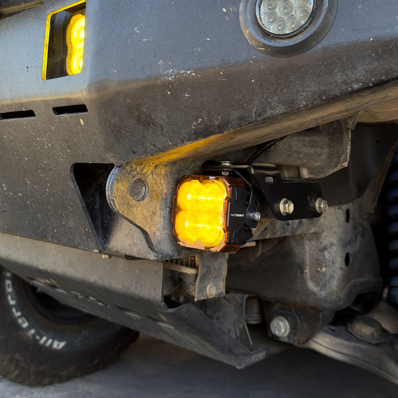 TEQ Off-Road LED Pod Light Brackets for High Clearance Bumpers for 4Runner (1996-2002)