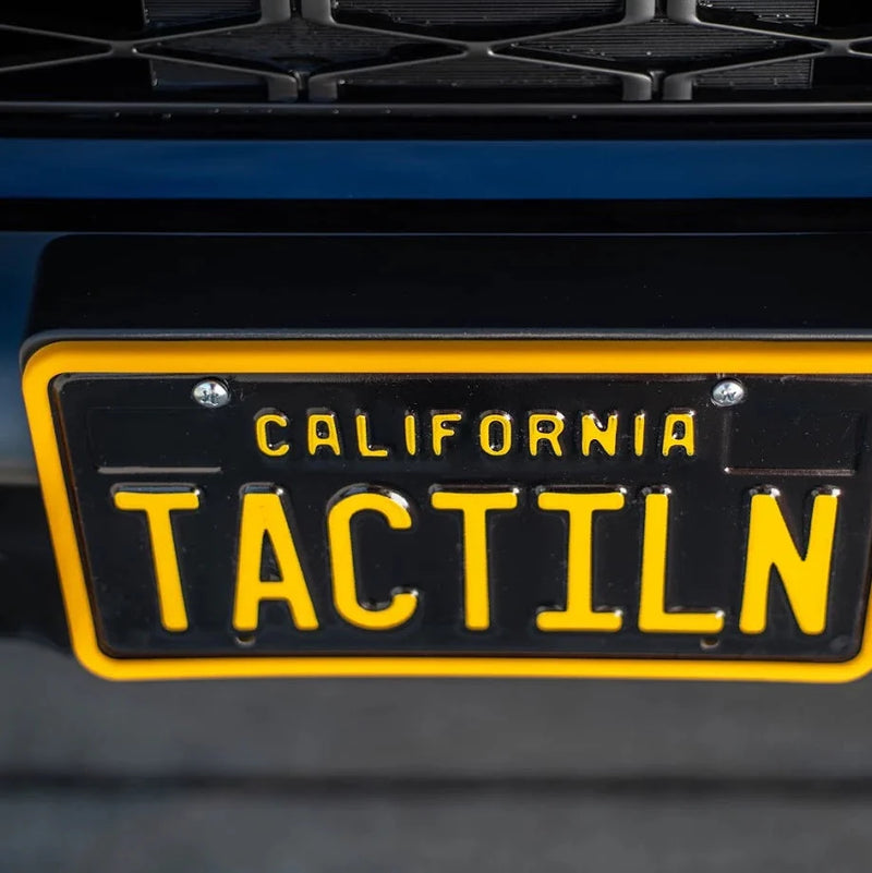 Tactilian Silicone License Plate Frame