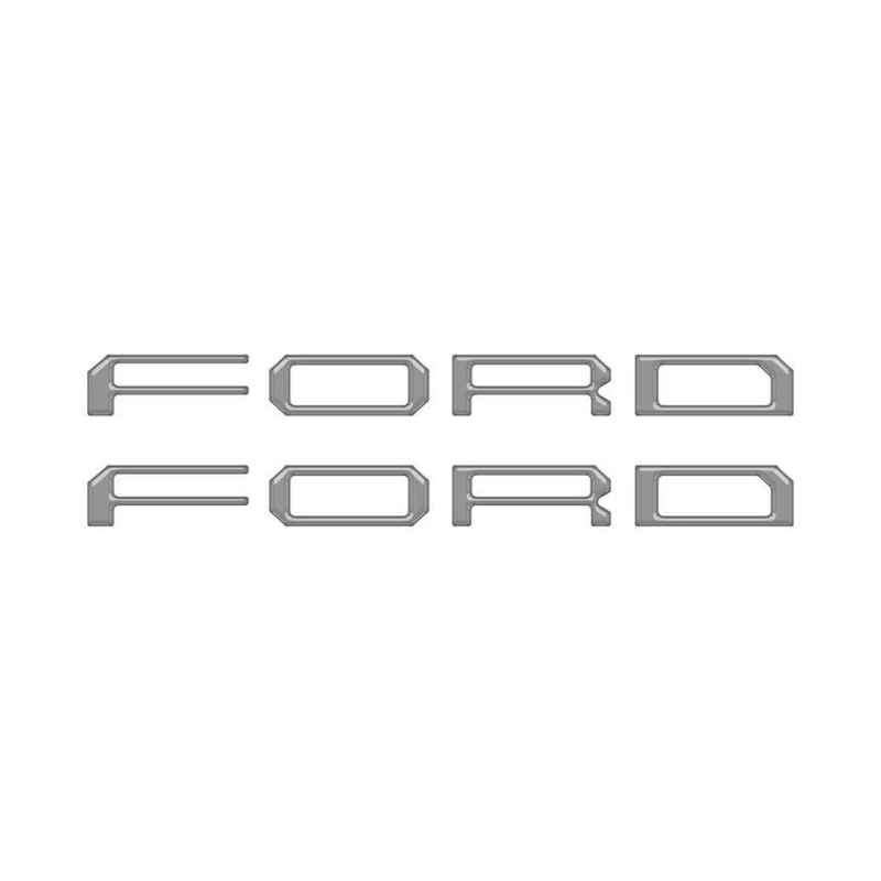 Tufskinz Tremor Running Board Letter Inserts for Ford F-150 & Super Duty (2021-2024) - Aspire Auto Accessories