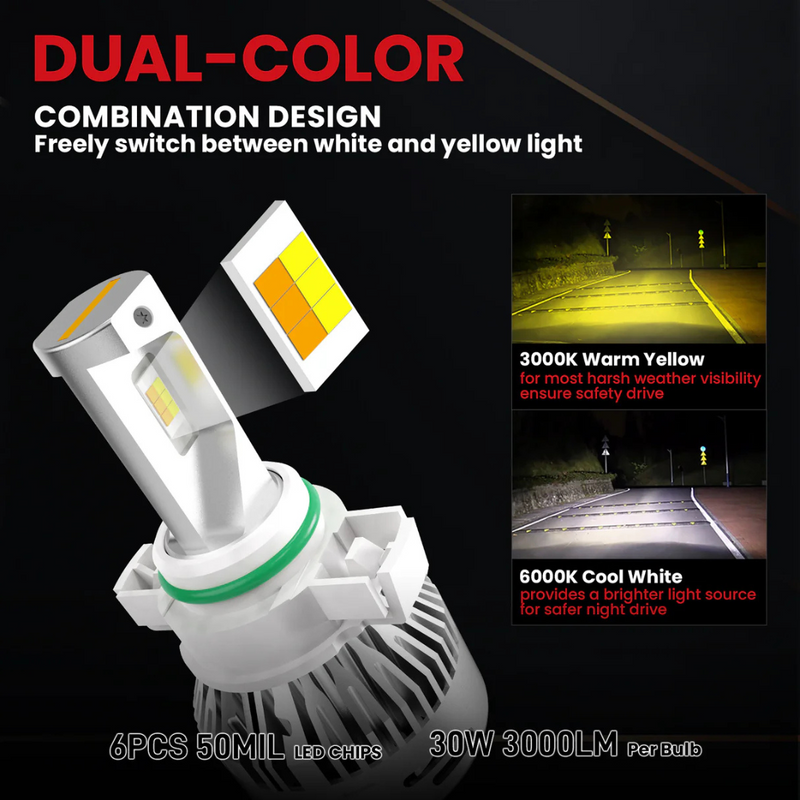 Lasfit LED Exterior Bulbs for Jeep Gladiator (2020-2024)