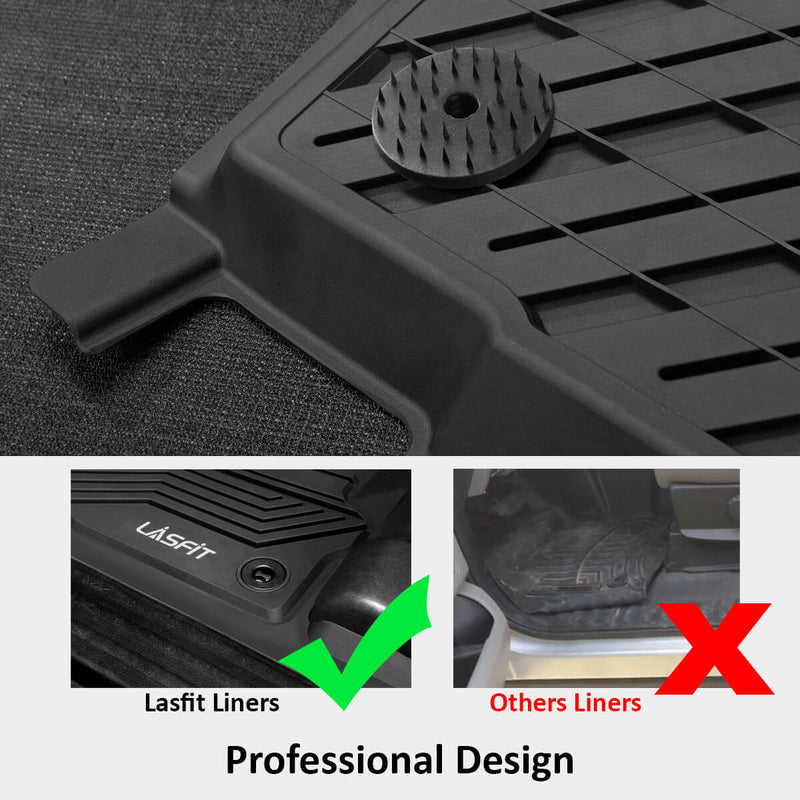 Lasfit All-Weather Floor Mats for 4Runner (2014-2024)