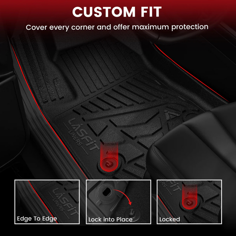 Lasfit All-Weather Floor Mats for Chevrolet Colorado (2023-2024)