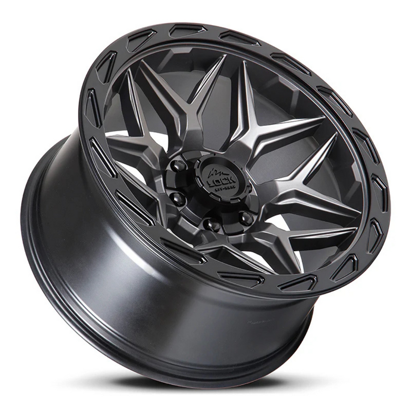 Lock Off-Road Matrix Wheels - Matte Grey