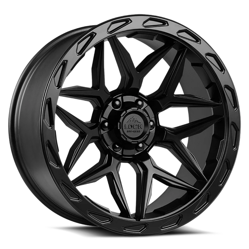 Lock Off-Road Matrix Wheel - Matte Black